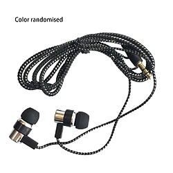 GUPBOO Écouteurs filaires tressés Écouteurs intra-auriculaires avec caisson de basses Casque d'isolation phonique pour téléphones MP3 MP4 PC Gaming ONLENY Haut-parleur 3,5 mm