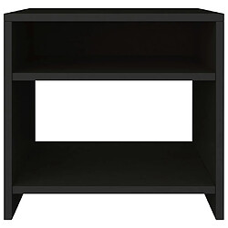 Avis vidaXL Table de chevet Noir 40x30x40 cm Bois d'ingénierie