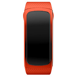 Avis Wewoo Bracelet pour montre connectée en silicone Samsung Gear Fit2 SM-R360taille de la dragonne 150-213mm Orange