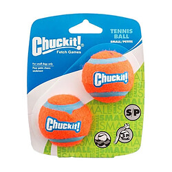 CHUCKIT! Balle de tennis 2-PK S Ø 5cm - Pour chien 