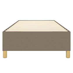 Sommier à lattes,Cadre à lattes de lit pour Adulte Taupe 90x200 cm Tissu -MN29269 pas cher