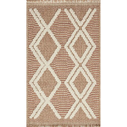 Avis Jardindeco Tapis intérieur extérieur aspect jute terracotta Tijuana 9048 180 x 67 cm.