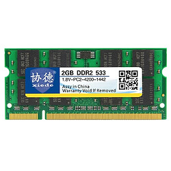 Wewoo Mémoire vive RAM DDR2 533 MHz 2 Go Module de à compatibilité totale avec ordinateur portable 