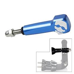 Wewoo Pour GoPro HERO 4 / bleu 3+ / 3/2/1, Matériel: Alliage d'aluminium Thumb Knob Mark longue vis 