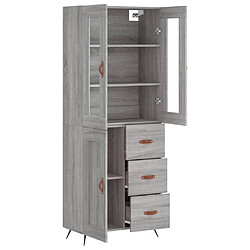 Acheter Maison Chic Buffet,Meuble de Rangement,commode pour salon,Cuisine Sonoma gris 69,5x34x180 cm Bois d'ingénierie -MN16702