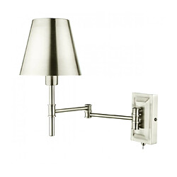 Luminaire Center Applique murale Kensington Nickel poli 1 ampoule 31cm