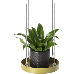 Esschert Garden Support à plantes rond à suspendre doré Diamètre de 14 cm. Support à plantes rond à suspendre doré Diamètre de 14 cm