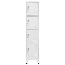 vidaXL Armoire à casier avec 4 compartiments 38x45x180 cm