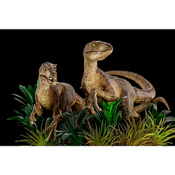 Iron Studios Jurassic Park - Just The Two Raptors Deluxe Statue 1/10 pas cher