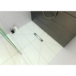 Avis Wirquin Caniveau de douche Venisio Slim L700 mm extra-plat 50 mm avec siphon à membrane