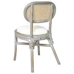 Acheter Decoshop26 Lot de 6 chaises de salle à manger cuisine design rétro lin gris CDS022469