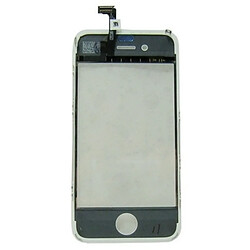 Wewoo Pour iPhone 4 Touch Panel blanc + Cadre LCD pièce détachée 2 en 1