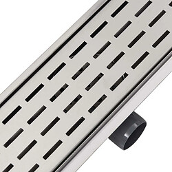 Acheter Helloshop26 Drain de douche linéaire 93 cm acier inoxydable évacuation 02_0003060