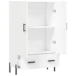 Acheter vidaXL Buffet haut blanc 69,5x31x115 cm bois d'ingénierie