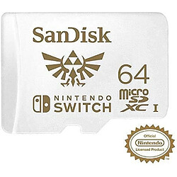 Carte microSDXC SanDisk 64 Go pour Nintendo Switch 