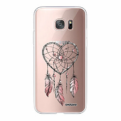 Evetane Coque Samsung Galaxy S7 Edge 360 intégrale avant arrière transparente Coque Samsung Galaxy S7 Edge 360 intégrale transparente Attrape coeur Tendance Evetane.