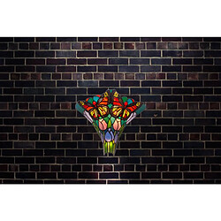 Applique Murale Viro Buttefly Multicouleur Fer 60 W 37 x 30 x 16 cm