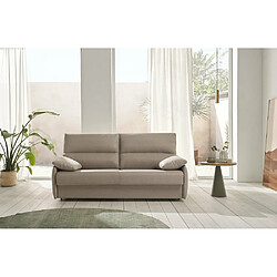 Inside 75 Canapé convertible express VERONE couchage 140 x 200 cm beige