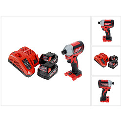 Milwaukee M18 BLID2-502FC Visseuse à percussion sans fil 180Nm 1/4" 18V Brushless + 2x Batteries 5,0 Ah + Chargeur