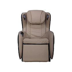 Avis Vente-Unique Fauteuil massant KASOU en simili avec LEDs - Système zéro gravité - Option bluetooth - Beige