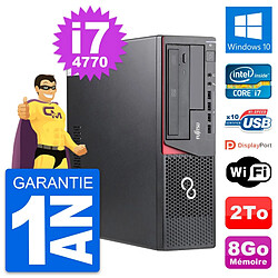 PC Fujitsu Esprimo E720 DT Intel i7-4770 RAM 8Go Disque Dur 2To Windows 10 Wifi 