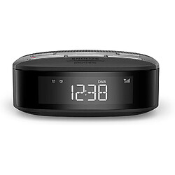 Philips radio réveil FM dab+ avec double alarme noir