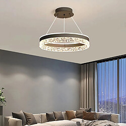 Avis Universalis 72W Infinitely Dimmable Circle Chandelier, Adjustable Gold Iron Pendant For Living Room, Dining Room