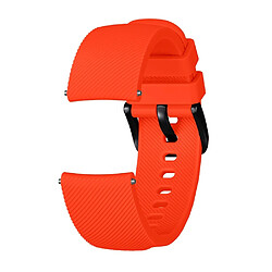 Wewoo Bracelet pour montre connectée Dragonne de Crazy Horse Texture en Silicone la version 20mm de Huami Amazfit Bip Lite Corail