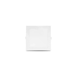 Plafonnier LED Encastrable Blanc 15W 1250lm 120° IP44 202mmx202mm - Blanc du Jour 6000K 