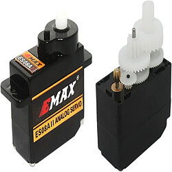 Acheter EMax ES08A II 8.6g Servo analogique à engrenages en plastique avec kit de support de bras 15T pour pièces de rechange axiales SCX24 RC