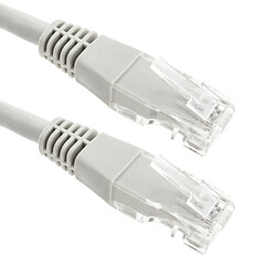 Bematik Câble réseau Ethernet UTP gris Cat.6 de 10 m
