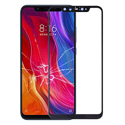 Wewoo Écran avant lentille en verre pour Xiaomi Mi 8 Explorer noir 