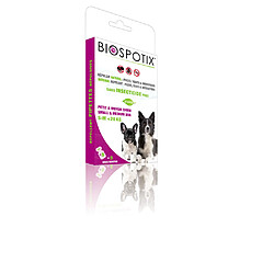 Pipettes Répulsives S-M pour Chien - Biospotix - x5 