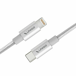 Câble USB-C vers Lightning SBS UNIQO 1 m Blanc