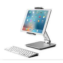 Universal Smartphone universel en aluminium et;Support de bureau de tablette pour 7 13 pouces IPad Pro Air Mini 3,5 Porte-téléphone portable de 6,5 pouces | Stand de l'ordinateur portable (argent) pas cher