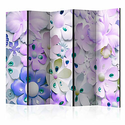 Paris Prix Paravent 5 Volets Purple Sweetness 172x225cm