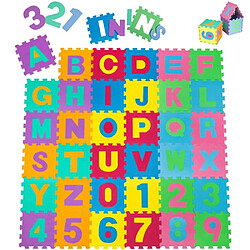 RedMiter TecTake Tapis PUZZLE, Tapis de jeux 86 Pièces en Mousse 