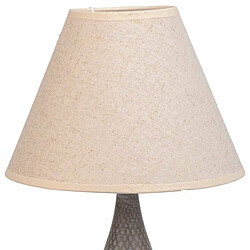 Lampe de bureau Alexandra House Living Blanc Gris Métal Tissu 220-240 V 23 x 46 x 23 cm pas cher