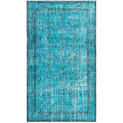 Vidal Tapis de laine 274x165 turquoise Ultra Vintage 