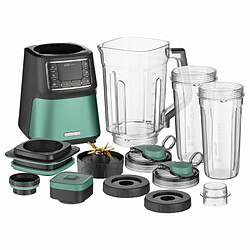 SENCOR 7872BL SBU 7871GR Super Blender Automatique 1500 W Smoothie 8 Lames en Titane 7 programmes Turquoise 