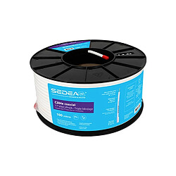 Sedea Câble coaxial Bobine de 17 VAtC / PH / A – Triple blindage 100 mètres