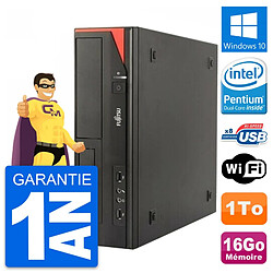 PC Fujitsu Esprimo E520 DT Intel G3220 RAM 16Go Disque Dur 1To Windows 10 Wifi - Occasion