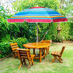 Parasol de 144 cm réglable en hauteur pas cher