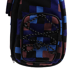 Avis 1 pièce 26 pouces Ukulele Guitare Gig Bag Uke Case Sac de transport Blue Grid