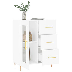 Acheter Maison Chic Buffet,Meuble de Rangement,commode pour salon,Cuisine blanc 69,5x34x90 cm bois d'ingénierie -MN30245