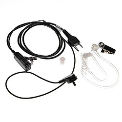 vhbw casque d'écoute compatible avec Icom IC-H2, IC-H6, IC-J12, IC-M10E, IC-M11, IC-M12, IC-M2, IC-M3EURO, IC-M5, IC-M7 radio talkie -walkie 