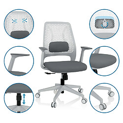 Avis Chaise de bureau PARFERIO W Tissu gris hjh OFFICE