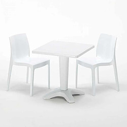 Avis Grand Soleil Table et 2 chaises colorées polypropylen