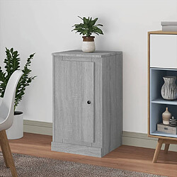 vidaXL Buffet sonoma gris 37,5x35,5x67,5 cm bois d'ingénierie