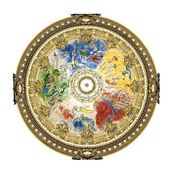 Puzzle Michele Wilson Puzzle d'art en bois 80 pièces : Plafond de l'Opéra de Paris, Chagall 